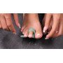 Wellys 2 Pièces cale-pieds marteau avec boucle d'orteil
