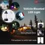 Herzberg HG-5049: Eclairage à LED Monté Sur Véhicule Blanc