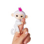 Cenocco Jouet à Doigts Singe Heureux Blanc