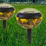 Genius Ideas Lot de 2 lampes solaires Tiffany Design