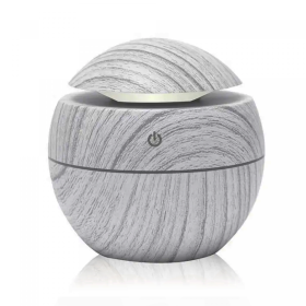 Herzberg Air Humidifier Aroma Oil Diffuser Gray