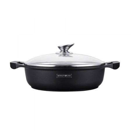 Royalty Line RL-BR26M : Marmite À Soupe Peu Profonde En Marbre 26cm
