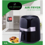 Just Perfecto JL-22 : Friteuse à air chaud de 1400W avec écran tactile LED et plaque de gril - 3.5L