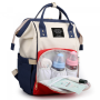 Herzberg HG-03114: Multifunction Mommy Diaper and Baby Bottle Bag - Multicolored