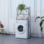 Herzberg HG-03282: 3-Tier Washing Machine And Bathroom Storage Shelf White