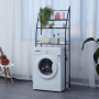 Herzberg HG-03305: 3-Tier Washing Machine and Bathroom Storage Shelf Organizer Black