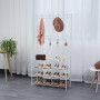 Herzberg 4-Tier Entryway Coat Rack and Hallway Storage Rack Organizer - 80x153cm
