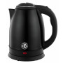 Herzberg HG-5011BLK: Bouilloire électrique 1.8L 1500W en acier inoxydable - Noir