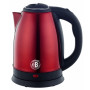 Herzberg HG-5011RED: Bouilloire électrique 1.8L 1500W en acier inoxydable - Rouge
