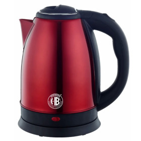 Herzberg HG-5011RED: Bouilloire électrique 1.8L 1500W en acier inoxydable - Rouge