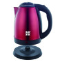 Herzberg HG-5011RED: Bouilloire électrique 1.8L 1500W en acier inoxydable - Rouge