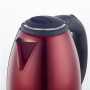 Herzberg HG-5011RED: Bouilloire électrique 1.8L 1500W en acier inoxydable - Rouge