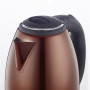 Herzberg HG-5011COP: Bouilloire électrique 1.8L 1500W en acier inoxydable - Cuivre