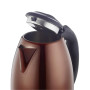 Herzberg HG-5011COP: Bouilloire électrique 1.8L 1500W en acier inoxydable - Cuivre
