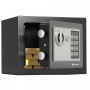 Herzberg HG-03848 : Coffre-fort électronique numérique en acier - 17x23x17cm