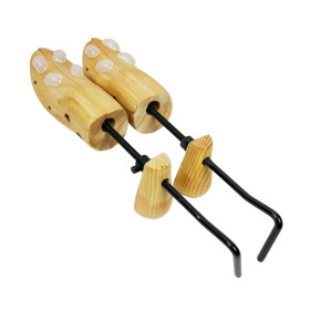 Herzberg HG-03770: Stretcher et extenseur de chaussures réglable en bois à 2 voies - Femmes