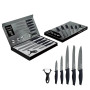 Chefffinger CF-MB05: Ensemble De 6 Couteaux Avec Revêtement En Granit.