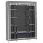 Herzberg HG-8009: Storage Wardrobe - Large Gray