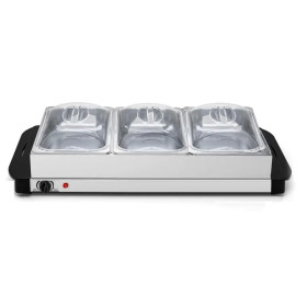 Cheffinger CF-BW300: Réchauffeur De Buffet 2 En 1 De 3,5 Litres + Plaque Chauffante