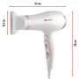 Alpina ED-88324:Hair Dryer 1600-2000W + White/Rosegold