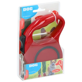 Pet Treatment ED-42835: Laisse Rétractable Pour Chien - 3M Rouge
