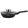 Herzog HR-2612 : Poêle à Frire de 32cm Avec Couvercle à Bouton Aromatique