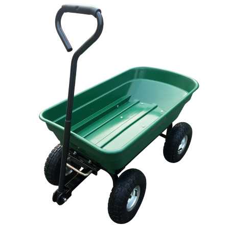 Herzberg HG-8028-75: Chariot-Benne à Roues 75L