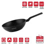 Herzog HR-2616 : Wok Avec Revêtement en Marbre de 28cm