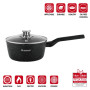 Herzog HR-2621: Ensemble de 6 Casseroles Avec Couvercle en Verre