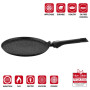 Herzog HR-3615: Crêpière en Marbre de 28 cm Avec Poignée Amovible