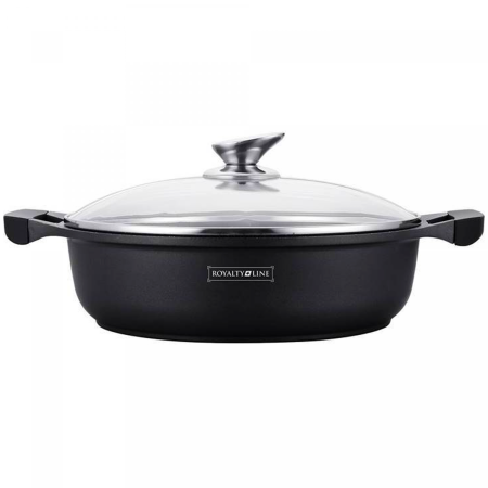 Royalty Line RL-BR32M : Marmite À Soupe Peu Profonde En Marbre 32cm