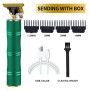 Herzberg HG-04104: Rechargeable Professional Electric Haircut Trimmer - Bamboo Green