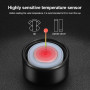 HerzbergBouteille Thermo-vide en Acier Inoxydable Avec Affichage Intelligent de la Température- 500ml Argent
