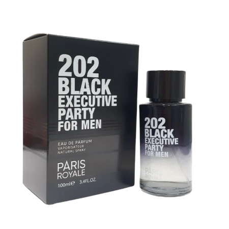 Paris Royale PR034: 202 Black Executive Party pour Hommes 100 ml EDT