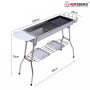 Herzberg HG-8112: Barbecue Grill with Carry Bag