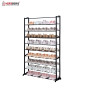 Herzberg HG-8077: 9-Tier Shoe Rack Organizer Black