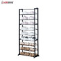 Herzberg HG-8076: 9-Tier Small Shoe Rack Organizer Gray