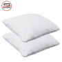 Herzberg HG-65X2: Oreiller 2 Pièces en Mousse Viscoélastique Déchiquetée