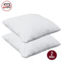 Herzberg HG-65X2: Oreiller 2 Pièces en Mousse Viscoélastique Déchiquetée