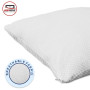 Herzberg HG-65X2: Oreiller 2 Pièces en Mousse Viscoélastique Déchiquetée