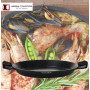 Imperial Collection Poêle à paella de 36 cm avec poignées en silicone