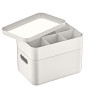 Herzberg HG-OKY676: 2 Layer Multipurpose Organizer Box Gray