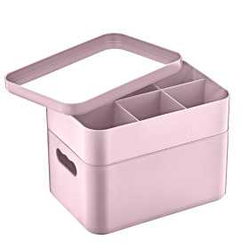 Herzberg HG-OKY676: 2 Layer Multipurpose Organizer Box Purple