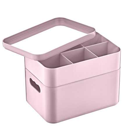 Herzberg HG-OKY676: 2 Layer Multipurpose Organizer Box Purple