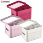 Herzberg HG-OKY676: 2 Layer Multipurpose Organizer Box Purple