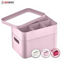 Herzberg HG-OKY676: 2 Layer Multipurpose Organizer Box Purple