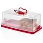 Herzberg HG-L575: Dôme à gâteau bâton Rouge