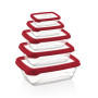 Herzberg 5 Pièces Bio Saver Box Set Rouge