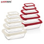 Herzberg 5 Pièces Bio Saver Box Set Rouge