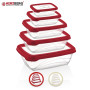 Herzberg 5 Pièces Bio Saver Box Set Rouge